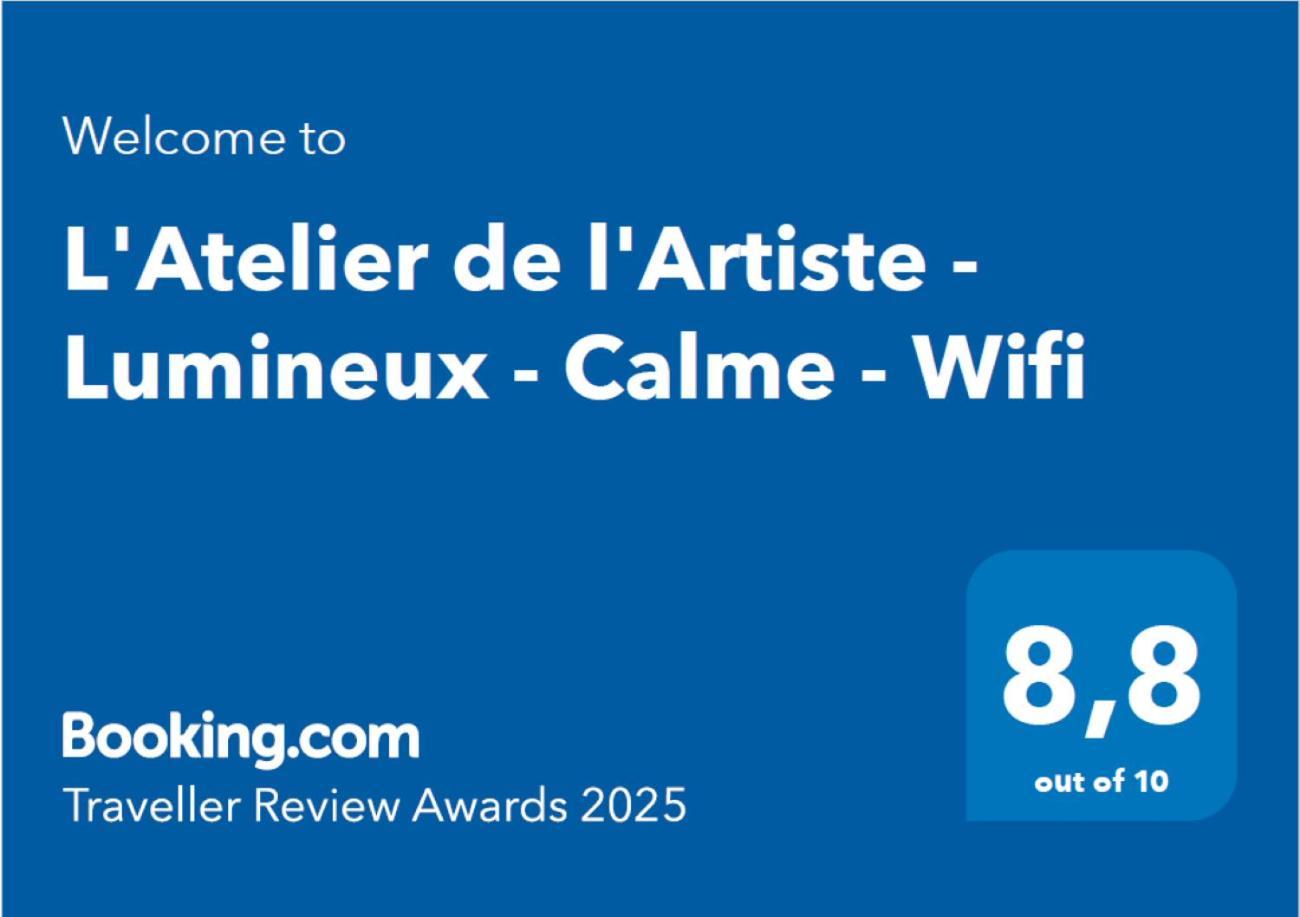 L'Atelier De L'Artiste - Lumineux - Calme - Wifi Διαμέρισμα Ντουαί Εξωτερικό φωτογραφία